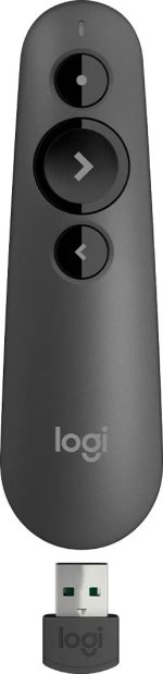LOGITECH R500S Laser Pointer Presentation Remote NOIR – Image 2