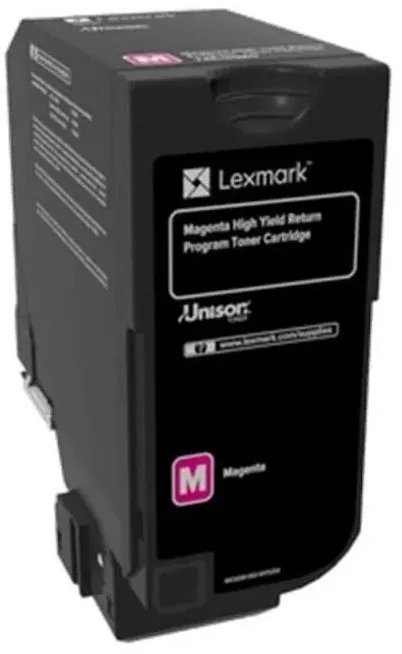 cms0es8ls0840qgd7rkex7awl.jpg Lexmark CS/CX725 Magenta - Cartouche de toner d'origine (74C5HM0) – Image 1