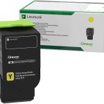 Lexmark CS/CX421 52x 62x jaune - Cartouche de toner d'origine (78C50Y0)