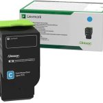 Lexmark 78C50C0 Cyan - Cartouche de toner d'origine