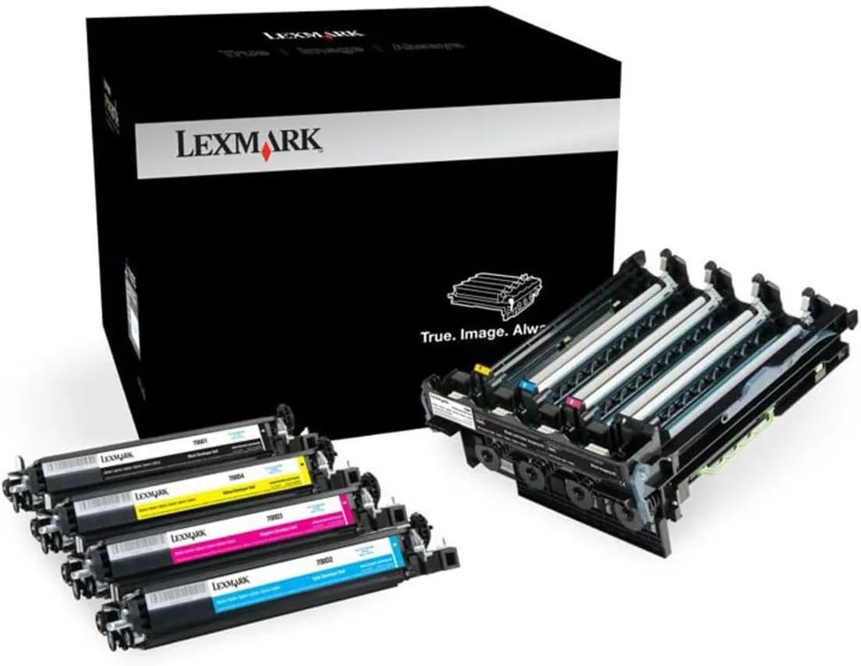 cms0etpig09u8qgd78l7ix5vw.jpg Lexmark 700Z5 Noir et Couleur - Kit d'imagerie (70C0Z50) – Image 1