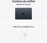 MacBook Air 13 Pouces (Puce M5) Apple M5 (CPU10-Core/GPU8-Core) 16Go 512 GB Midnight – Image 4
