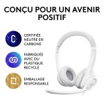 Logitech Casque HEADSET - H390 USB Computer Headset - OFF-WHITE - USB – Image 8