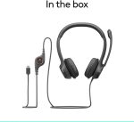 Micro-casque filaire Logitech H390 - USB type-C (981-001576) – Image 6