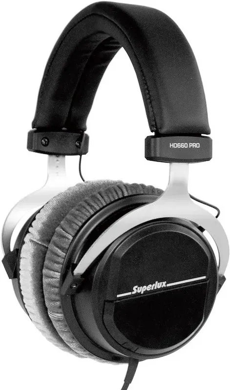 cmsoq3f5w033rqg03lb2ysz8y.jpg Superlux HD-660 Pro — Casque studio professionnel fermé 32 Ω – Image 1