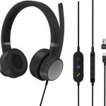 Micro-casque filaire Lenovo Go ANC (MS Teams) - USB (4XD1C99223)