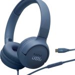 Casque filaire JBL Tune 520C Bleu - USB-C (1200130023279)