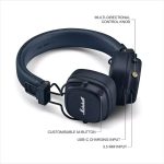 Casque Bluetooth Marshall Major V - Midnight Blue (7340055408479) – Image 6