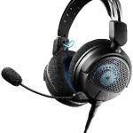 Audio-Technica ATH-GDL3 — Casque gaming ouvert avec micro flexible (Noir)
