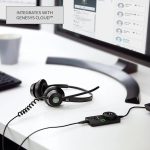 Micro-casque Jabra Engage 50 II UC Duo avec contrôleur USB-A détachable pour une mobilité facile (5099-299-2219) – Image 10