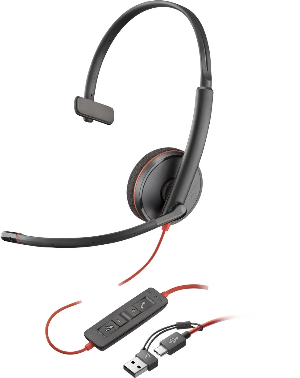 cmsoq4lr805arqg03uj2sn4ha.jpg POLY Micro-casque Blackwire 3210 monaural USB-C + adaptateur USB-C/A (8X214AA) – Image 1
