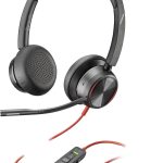 HP Poly Casque BLACKWIRE 8225 USB-C Headset +USB-C/A Adapter