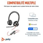 HP Poly Casque BLACKWIRE 8225 USB-C Headset +USB-C/A Adapter – Image 6