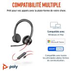 HP Poly Casque BLACKWIRE 8225 USB-C Headset +USB-C/A Adapter – Image 9