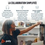 POLY CASQUE Blackwire 3225 Stereo USB-C Headset +3.5mm Plug +USB-C/A Adapter 12 Mois – Image 2