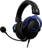 HyperX Cloud - Casque pour gaming - PS5-PS4 (noir-bleu) HyperX Cloud - Casque pour gaming - PS5-PS4 (noir-bleu) (4P5H9AM) – Image 5