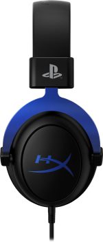 HyperX Cloud - Casque pour gaming - PS5-PS4 (noir-bleu) HyperX Cloud - Casque pour gaming - PS5-PS4 (noir-bleu) (4P5H9AM) – Image 4