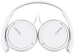 Casque Sony MDR-ZX110AP ‎Pliable avec Microphone - Jack 3,5 mm (MDRZX110APWZE) – Image 2