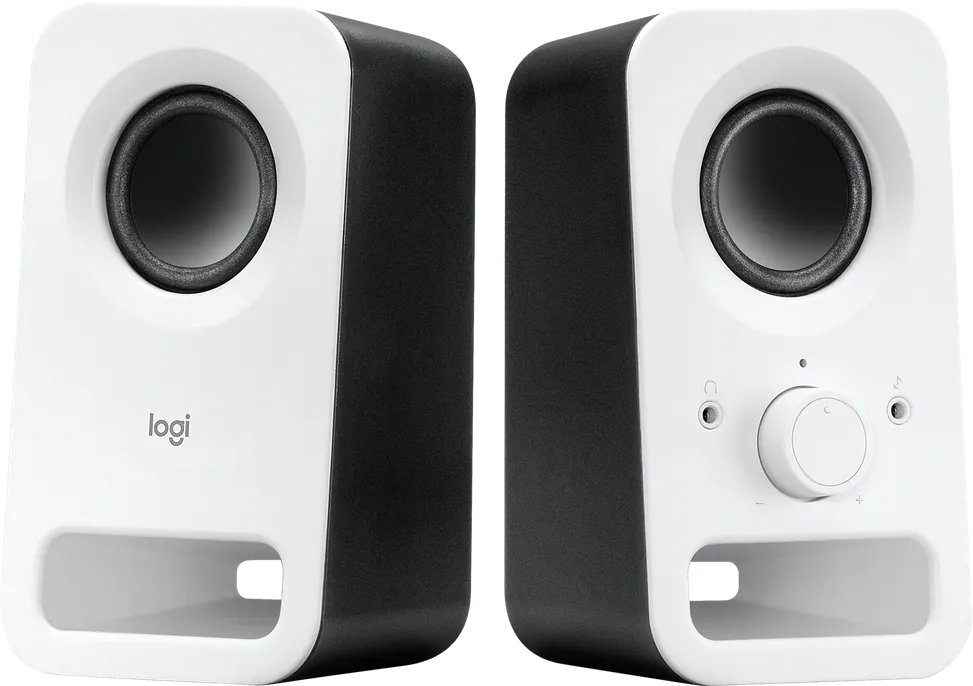 cmsoq5f8y06qlqg03bvdputl0.jpg Logitech® Z150 Multimedia Speakers - SNOW WHITE - 3.5 MM - N/A - EU 12M – Image 1