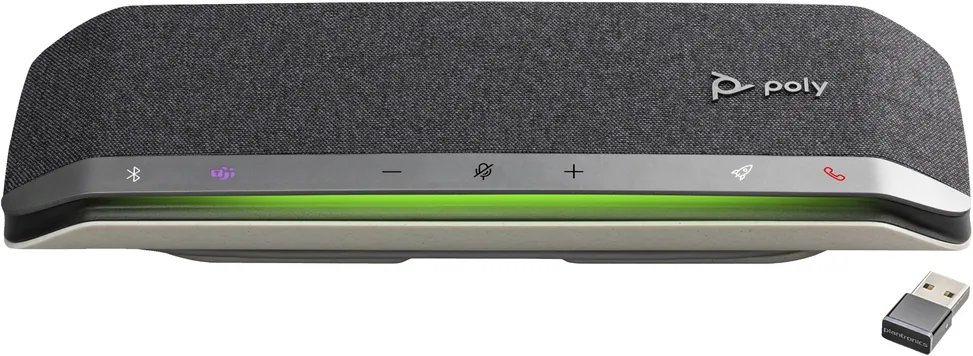 cmsoq5jev06ypqg03nnczeeed.jpg POLY Haut-parleur Sync 40+ certifié Microsoft Teams USB-A USB-C +adaptateur BT700 USB-A (77P36AA) – Image 1