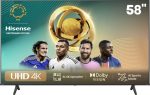 Téléviseur Hisense 58" Smart UHD 4K 58A6N + Récepteur intégré