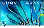 Téléviseur 85" Sony BRAVIA 3 K-85S30 | 4K Ultra HD + Récepteur TNT Intégré