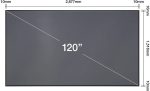 Écran de projection Epson ELPSC36 Laser TV 120" (V12H002AG0) – Image 2