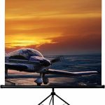 Écran de projection portable sur trépied 175 x 175 cm - Blanc Mat - ORAY SCREEN