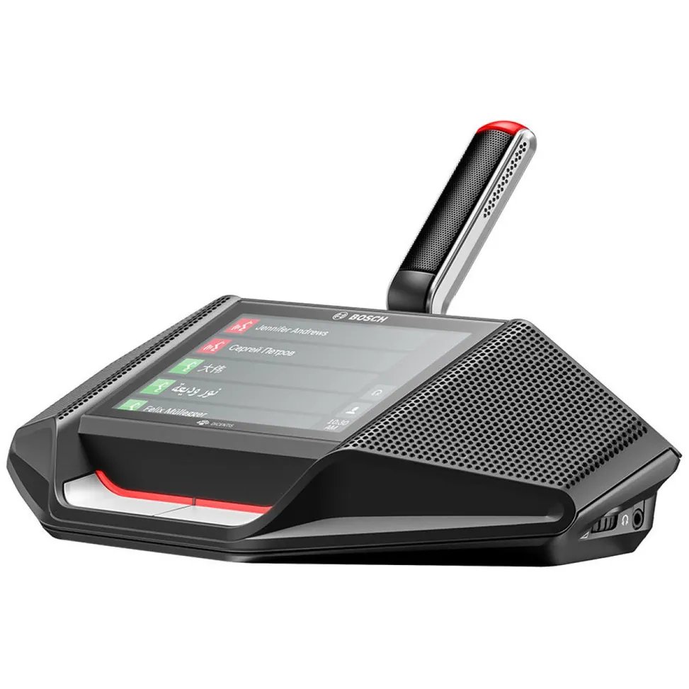 cmsoq671r085pqg03yg3oqy70.jpg Poste de conférence Bosch DICENTIS DCNM-DE écran tactile 4,3" (DCNM-DE) – Image 1