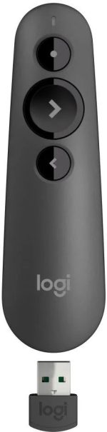 LOGITECH R500 Laser Presentation Remote - GRAPHITE - 2.4GHZ/BT - N/A - EMEA