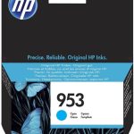 HP 953 Cyan - Cartouche d'encre HP d'origine (F6U12AE)