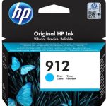HP 912 Cyan Original Ink Cartridge Pour OJ 8023