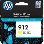 HP 912 Yellow Original Ink Cartridge Pour OJ 8023