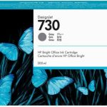 HP 730 300-ml Gray Ink Cartridge