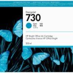 HP 730 300-ml Cyan Ink Cartridge