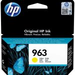 HP 963 Yellow Original Ink Cartridge Pour OJ9010/9013/9020