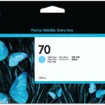HP 70 130-ml Light Cyan DesignJet Ink CartridgeHP Designjet T3100/Z2100/Z3100/Z3200/Z5400