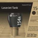 HP 154A Black Original LaserJet TankToner Reload Kit 2500 Pages LaserTank 1502 1602 MFP 1602 2602 3M