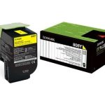 Lexmark 808Y Jaune - Toner Lexmark d'origine (80C80Y0)