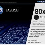 HP 80X High Yield Black Original LaserJet Toner CaHP LJ M401/M425 Black Crtg