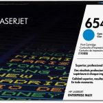 HP 654A Cyan Original LaserJet Toner CartridgeHP CLJ M651 Cyan Crtg