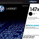 HP 147X Black LaserJet Toner Cartridge 25 200 Pages pour M610, M611, M612, MFP M635, MFP M636