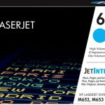 HP 656X Cyan LaserJet Toner Cartridge 22 Pages pour M653 séries