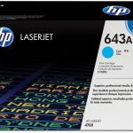HP 643A Cyan Original LaserJet Toner CartridgeHP CLJ 4700 Cyan Crtg