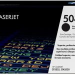 HP 504A Black Original LaserJet Toner CartridgeHP CLJ CP3525/CM3530 MFP Black Crtg