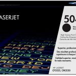 HP 504X High Yield Black Original LaserJet Toner CHP CLJ CP3525/CM3530 MFP Black Crtg