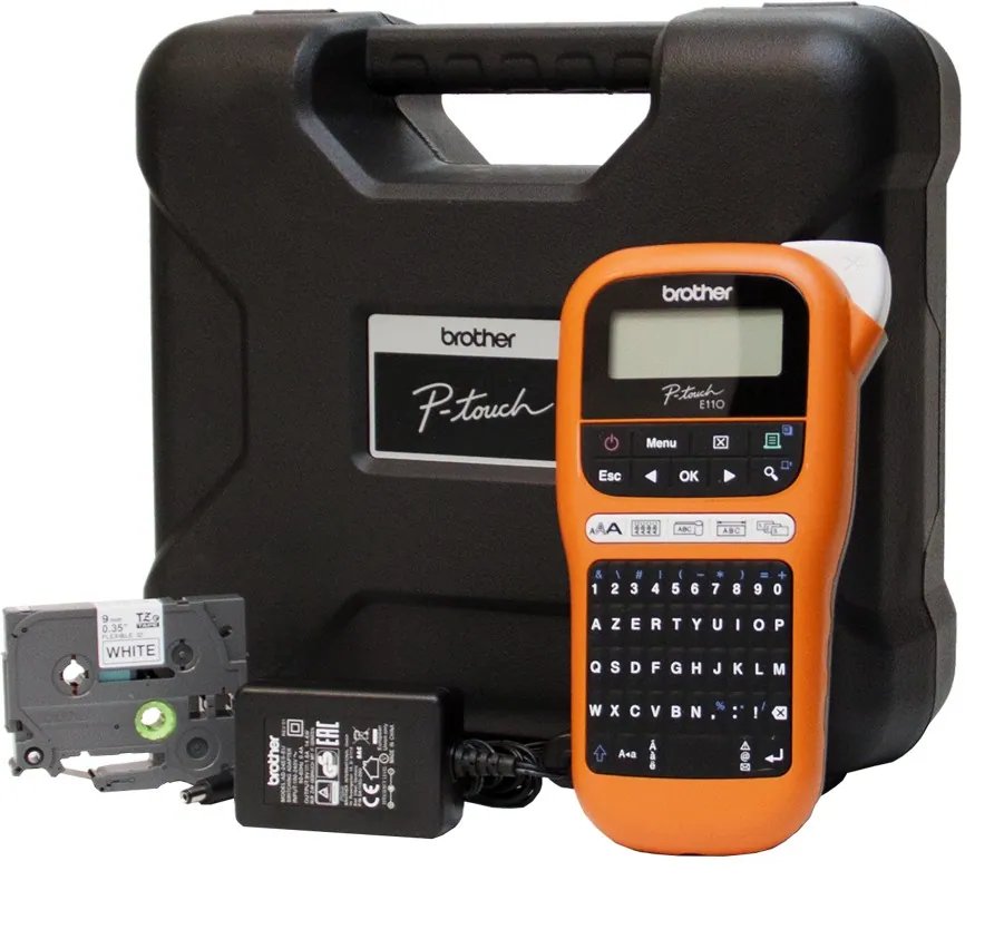 cmsosri100ciuqg033lsc1r06.jpg Etiqueteuse professionnelle portable Brother PT-E110VP - AZERTY – Image 1