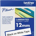 Cassette à ruban Brother TZe-231 - Noir sur blanc, 12 mm de large / 8 m de long