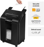 Destructeur Fellowes AutoMax™ 100M — Sécurité P-4 · 23 L · chargeur auto 100 feuilles – Image 4