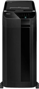 Destructeur Fellowes AutoMax™ 550C — Sécurité P-4 · 83 L · chargeur auto 550 feuilles